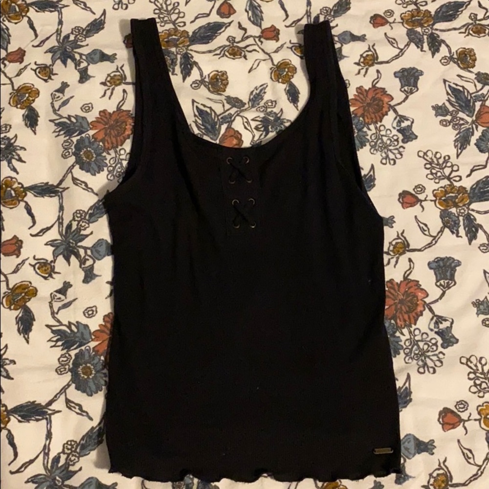 black tank top